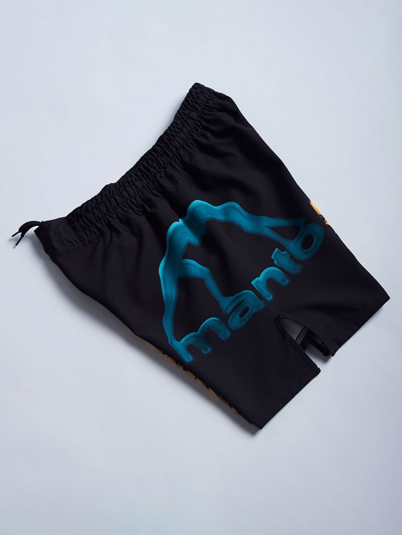 MANTO BIG BUDDHA FIGHT SHORTS-black